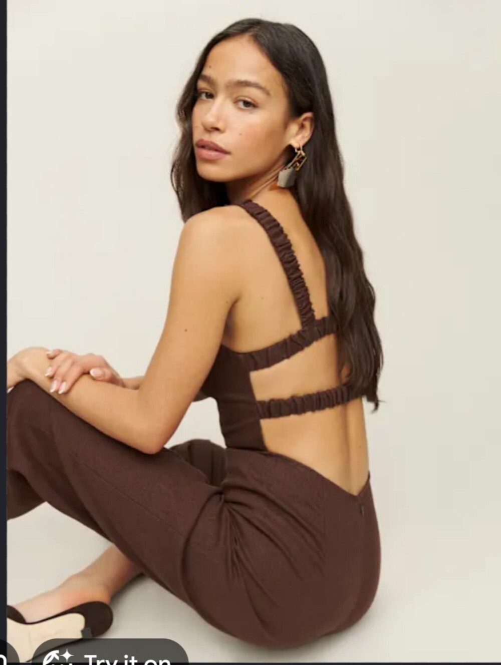 REFORMATION Harlow linen Jumpsuit